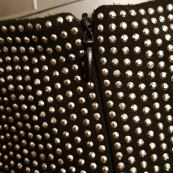 Go to Mercari Studded bling skirt with geometric - Picture 3 of 8